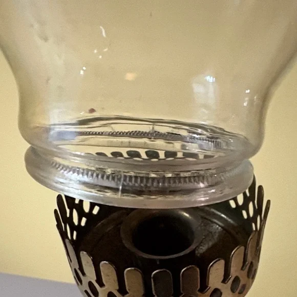 Vintage Floral Hurricane Candle Holder - Picture 6 of 8